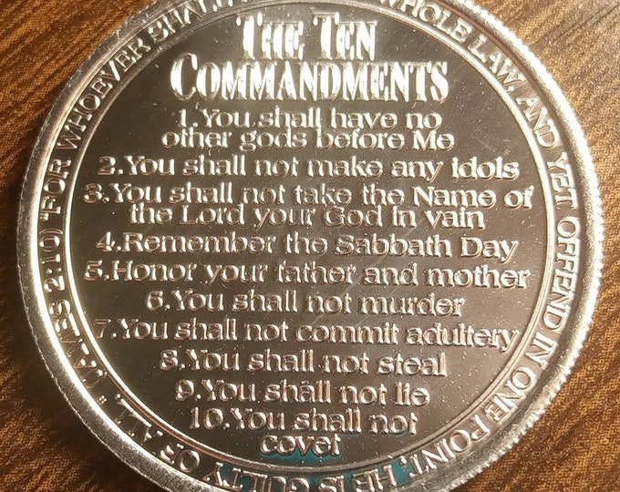 USA Ten Commandments Coin’s - Etsy