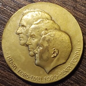 1953 Ford Motor Co Generations Medallion Full bold details!