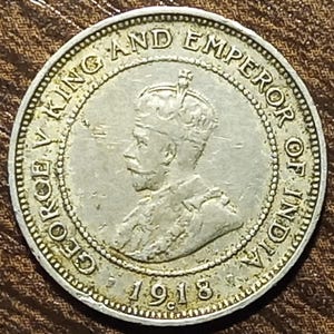 1918-C Jamaica Farthing Full bold date!