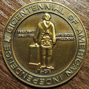 1976 USA Masonic Salute Centennial Commemorative Grand Lodge Medal