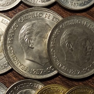 1900&#39;s Spain Pesetas 10 Coins Brilliant Full bold dates!