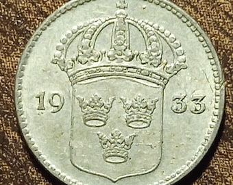 1950 Sweden Folket for Fosterlandet 5 Ore - Etsy