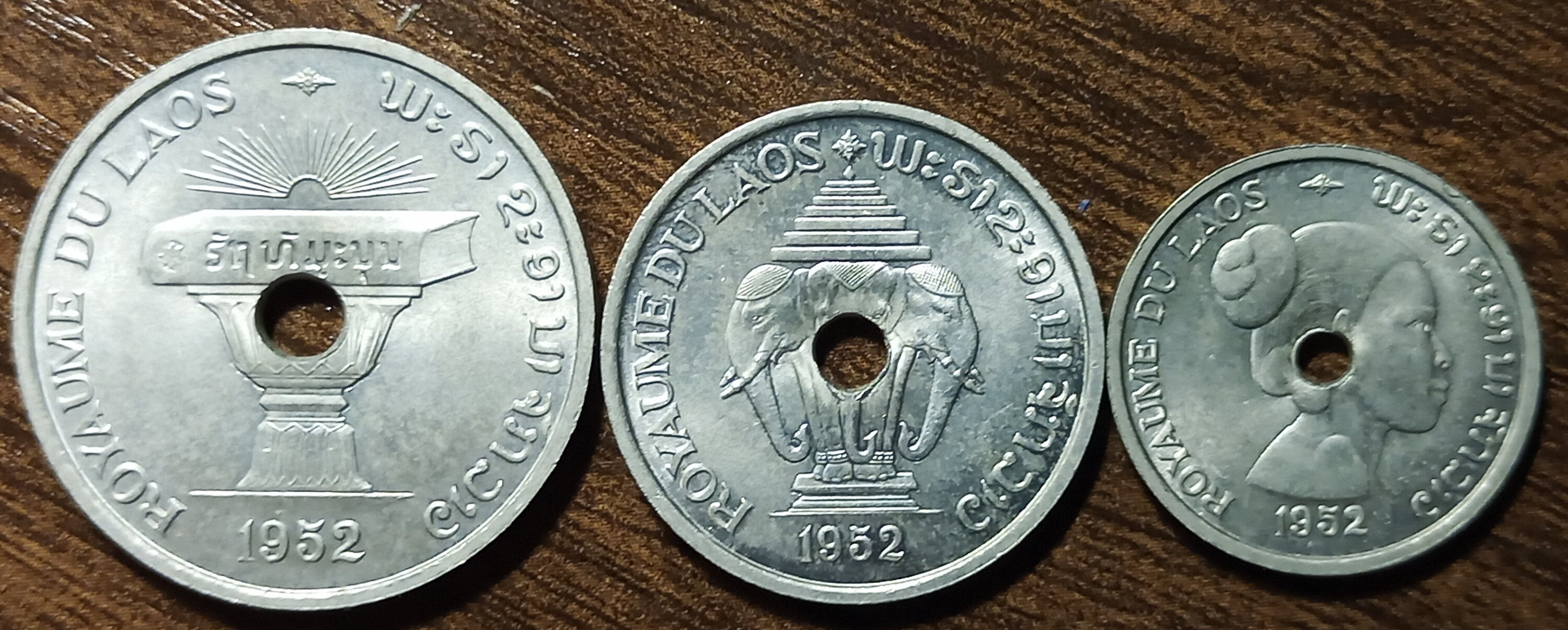 1952 Laos Cents Coins Brilliant Full Bold Dates! - Etsy