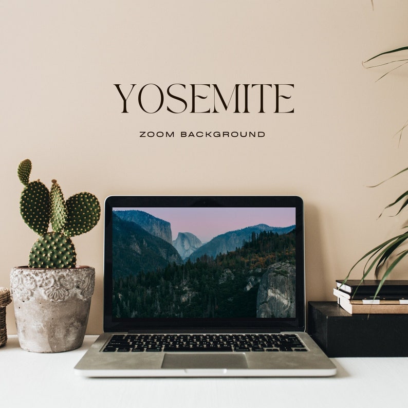 Zoom Background Zoom Backdrop Virtual Background Yosemite Travel