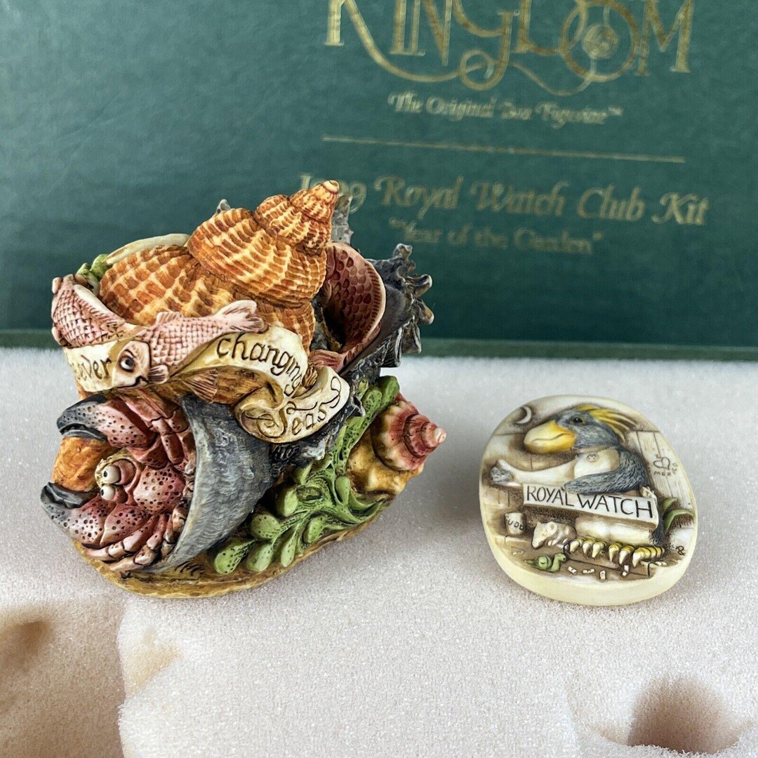 HARMONY KINGDOM 1999 Royal Watch Club Kit, Year of Garden Shell Box ...