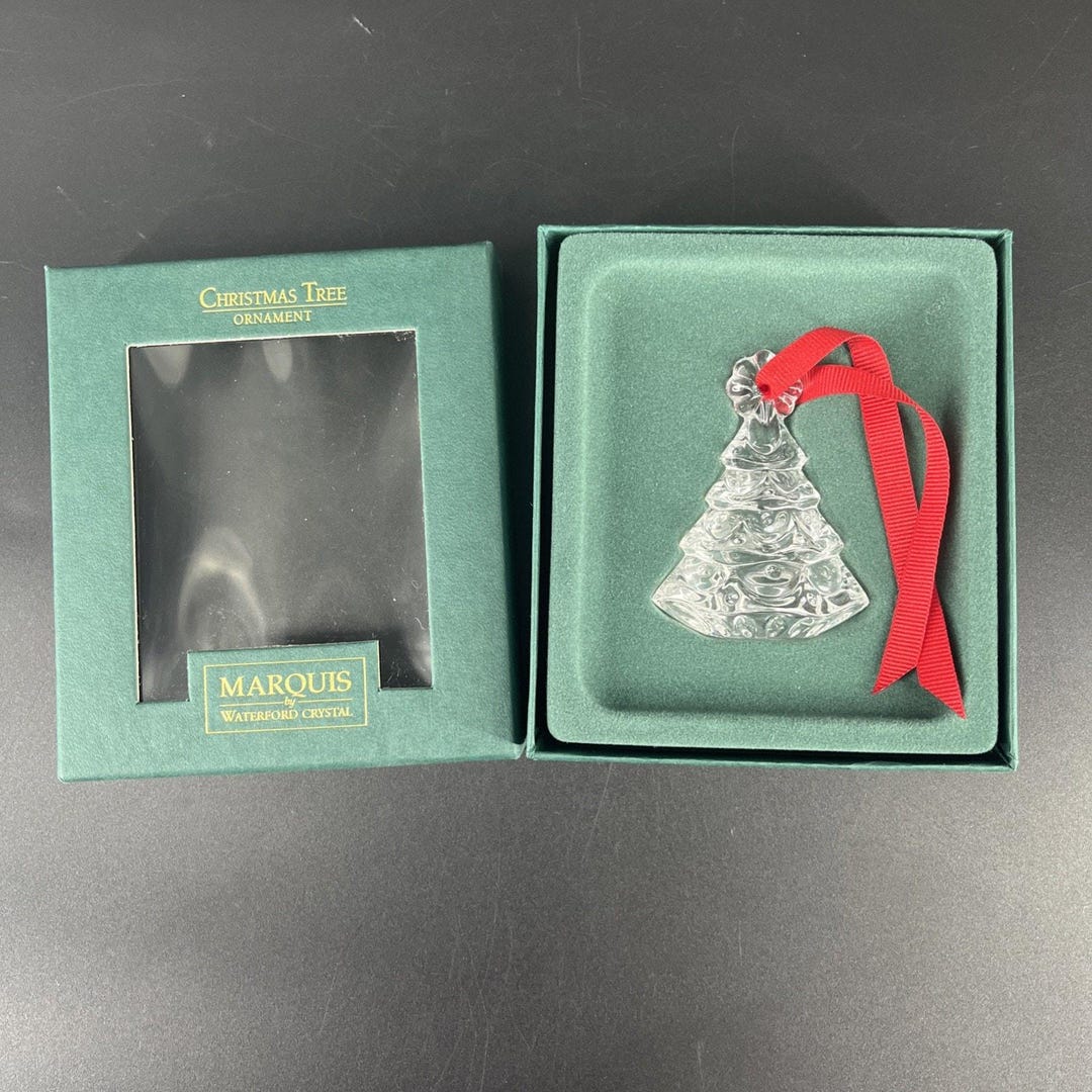 Waterford Crystal Christmas Tree Ornament Made in Germany 2.5" - Etsy