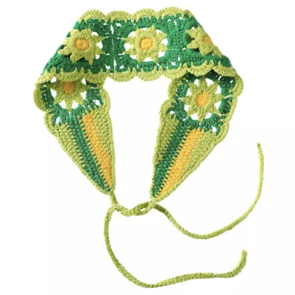 hippie flower headpiece