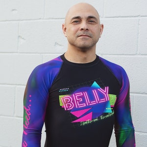 Neon Belly MMA Rash Guard, BJJ Rash Guard, rash guard met lange mouwen, MM Apparel, Soft Rashguard, jiu jitsu, jiu jitsu cadeau