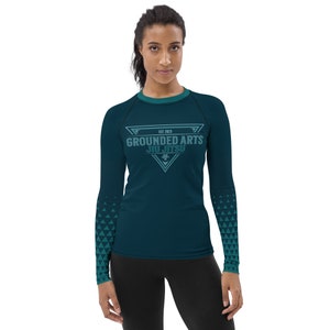 Dames Rash Guard, MMA Rash Guard, rash guard met lange mouwen, MM Apparel, Soft Rashguard, Grappling Activewear, jiu jitsu, jiu jitsu gif