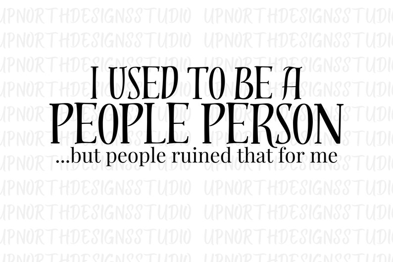 Funny Morale Patch – 'I Used To Be A People Person…' – Hook & Loop Back, 2x3 Inches By Pull Patch - View #10