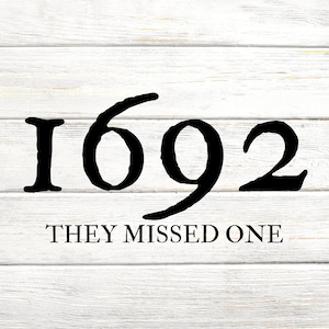 Salem - 1692 ils en ont raté un - Halloween SVG & PNG en téléchargement numérique
