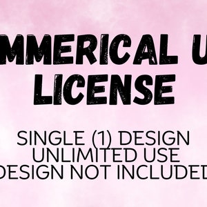 Kommerzielle Nutzungslizenz - Single Design - Für über 100 Verwendungszwecke - Unbegrenzte Verwendung