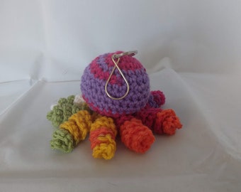 Crochet Octopus keyring