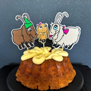 Decorazioni per torte e cupcake ispirate a "The Lonely Goatherd" ispirate a The Sound of Music per compleanni, feste di osservazione, addii al nubilato o baby shower