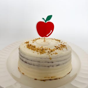 Apple Cake Topper Decoration for Birthday Parties, Baby Showers, or Events