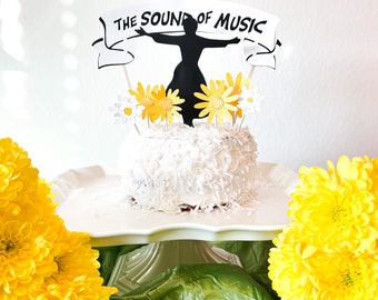 The Sound of Music Inspired Cake Topper for Birthday Parties, Showers, and Events