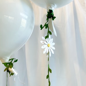 Palloncino a forma di margherita con coda/filo/ghirlanda/vite per compleanni, feste e ricevimenti // 18 colori disponibili