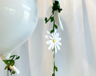 Daisy Chain Flower Balloon Tail/String/Garland/Vine for Birthdays, Showers, and Parties // 18 Colors Available
