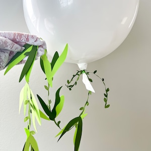 Mary Poppins Inspired Willow Tree Themed Balloon Tail/String/Garland/Vine for Birthdays, Showers, or Parties