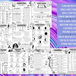 Printable Beginner Witchcraft Basics Guide, Basics of Magick Set 2 ...