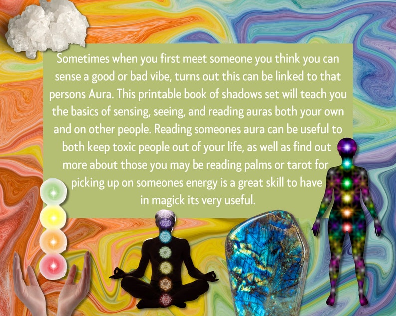 Auras for Beginners, Basics of Seeing Auras, Reading Auras Grimoire
