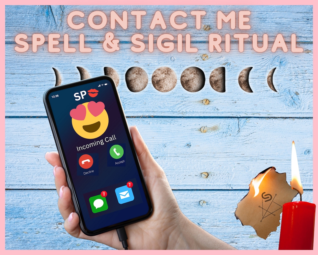 Spells Call Contact Me Spell | Call Me Spell | DIY Sigil Magick Ritual | Manifest ...