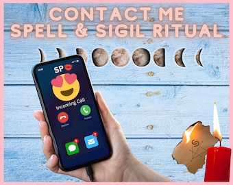 Contact Me Spell | Call Me Spell | DIY Sigil Magick Ritual | Manifest Get Call Or Text From Them