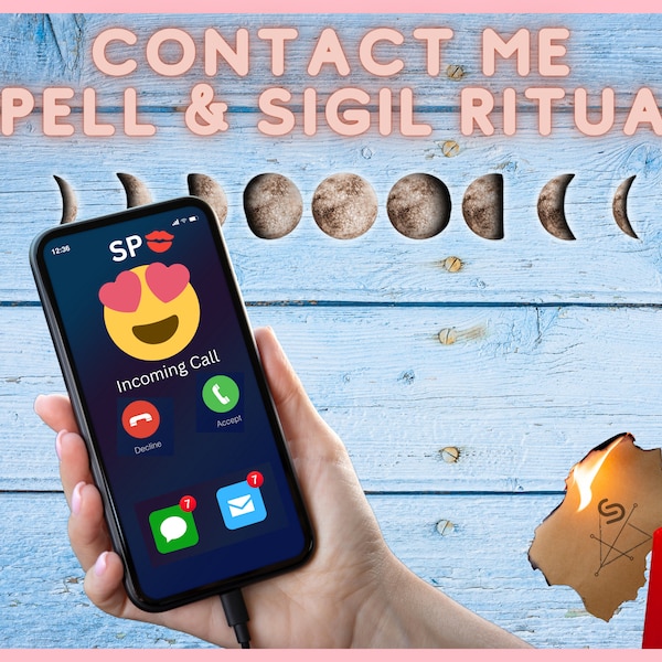 Contact Me Spell | Call Me Spell | DIY Sigil Magick Ritual | Manifest Get Call Or Text From Them