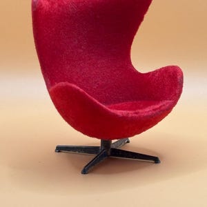 Lundby  / Brio Arne Jacobsen Egg chair from 70&#39;s for dollhouse