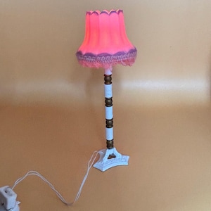Lampada da terra vintage Lundby per casa delle bambole