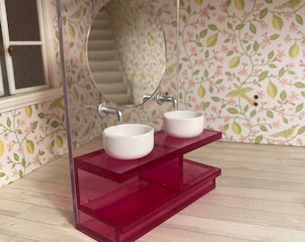 Bathroom Lundby original Sink to dollhouse