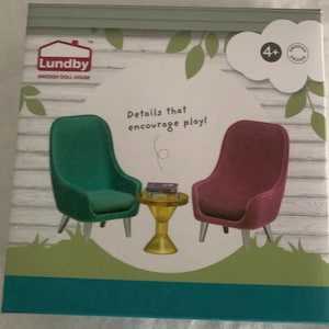 Lundby original living room set to the dollhouse New!