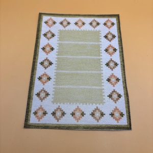 Lundby size rug to dollhouse