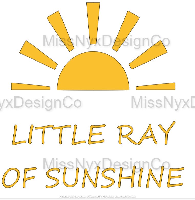 Little Ray of Sunshine SVG, Sunshine SVG, Baby Shower Geschenk, Baby