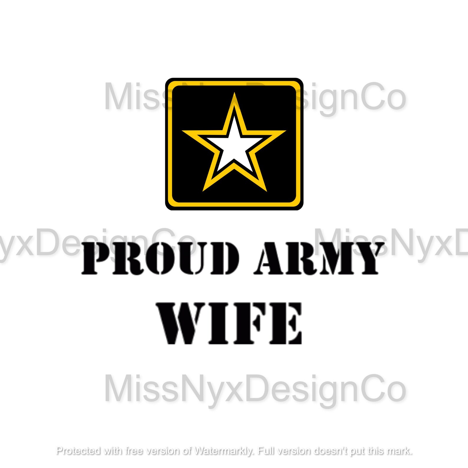 Proud Army Wife Svg Army Wife Png Army Wife Svg Army Wife Etsy