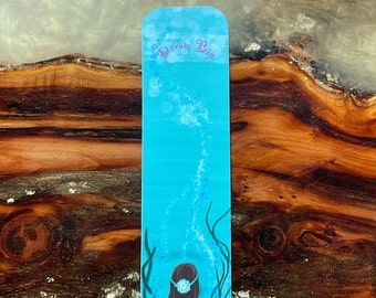 Bookmark || Mermaid || Dream Big || Turquoise Bookmark ||Gift for her || Gift for Children