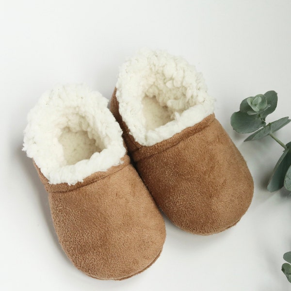 Baby Shoes | Faux Suede + Wool | Gender Neutral