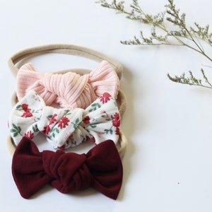 Baby Girl Headband | Nylon Headband | Toddler Headband | Baby Shower Gift | Knot Headband