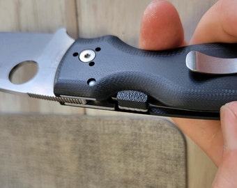 Languette de verrouillage à compression facile Spyderco pour Shaman PM2 Para3 Kapara Sage5