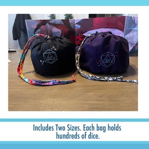 Printable Sewing D D Dice Bag Pattern Pockets