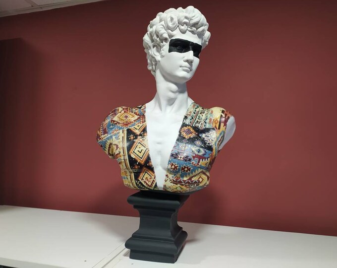 21 David Huge Statue Head Decor Bust of David Greek Etsy