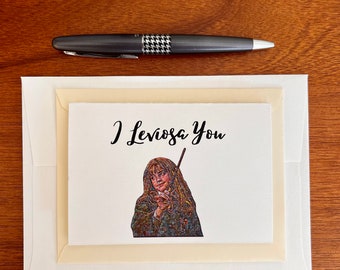 Nerdy HP I Love You card, Anniversary card, Greeting card, Valentines’s Day card