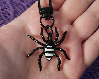 Spooky Spider Keychain