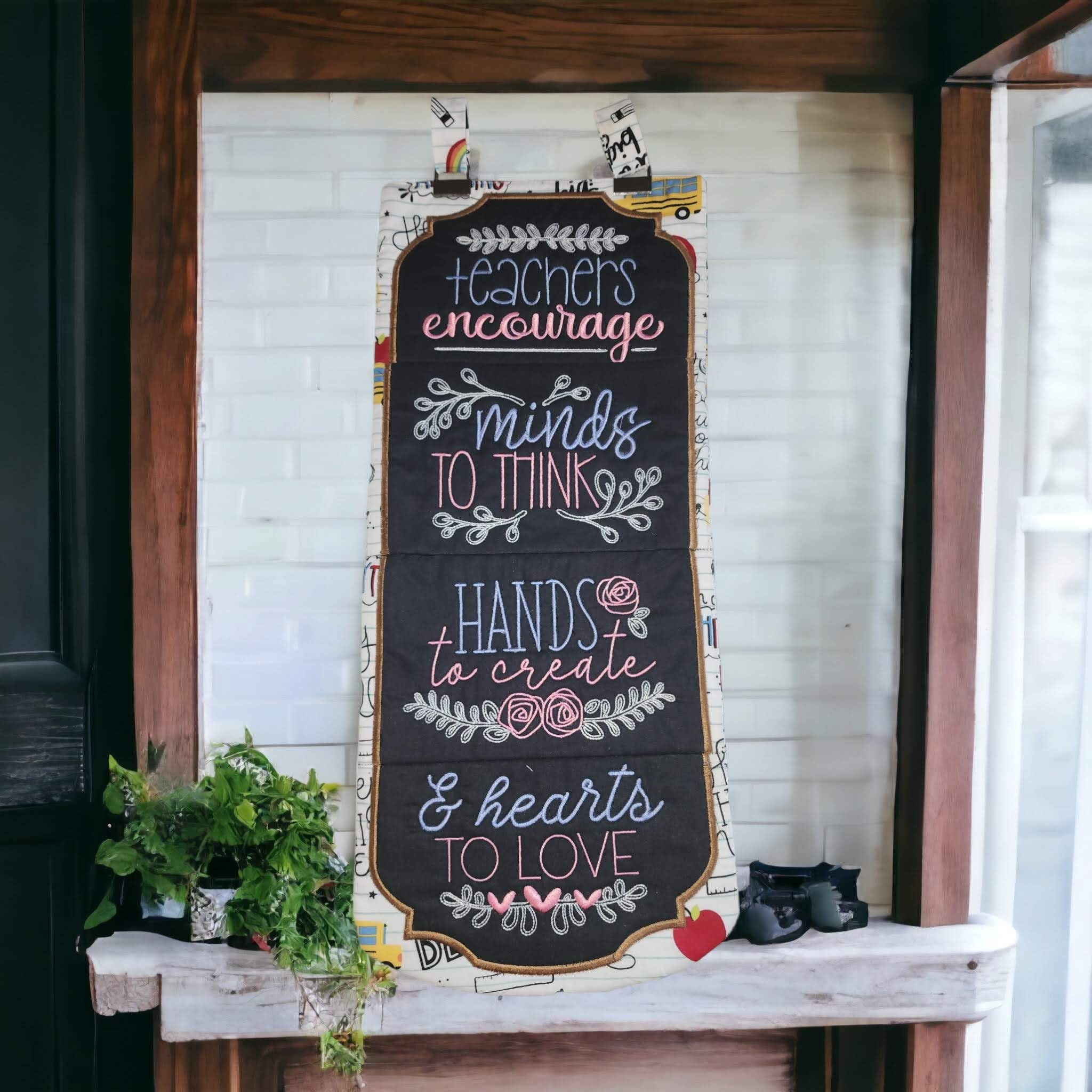Teacher Appreciation Wall Hanging - Thumbnail 3