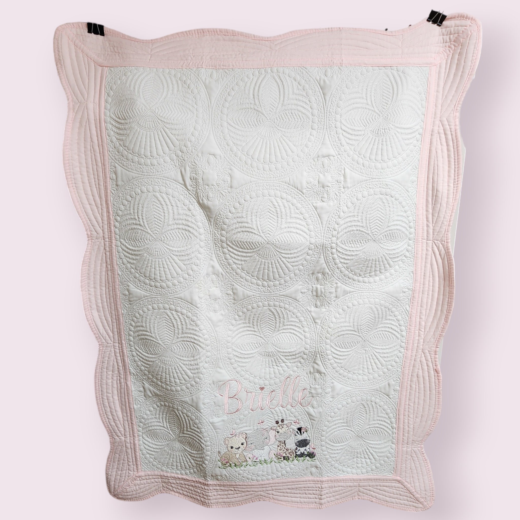Embroidered Animal Friends Blanket (Personalizable) - Thumbnail 5