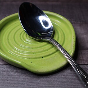 Handmade Ceramic Spoon Rest | Stylish and Functional Kitchen Accessory | Perfect for Cooking, Baking, and Keeping Countertops Clean