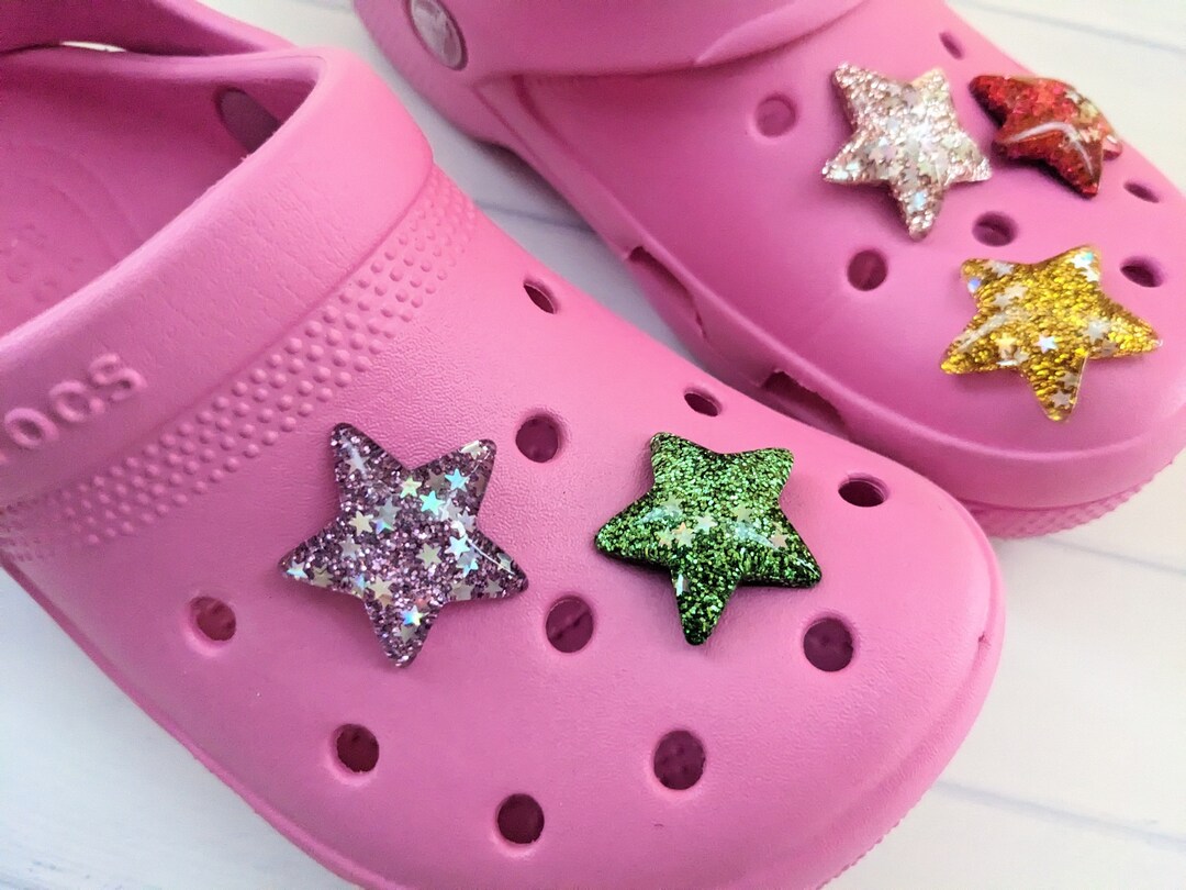 Glittery Star Croc Charm Bling Charm for Crocs Girly Croc Etsy
