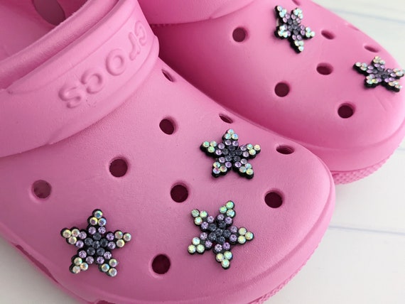 Bling crocs charms jibbitz pink girly cute  Pink crocs, Crocs fashion, Crocs  jibbitz ideas