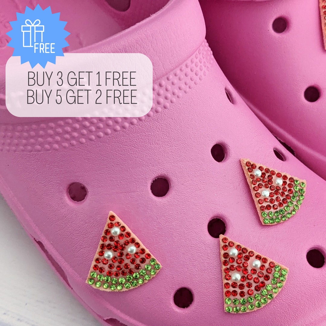 Bling Watermelon Croc Jibbitz for Shoes Fruit Shoe Charm for Etsy