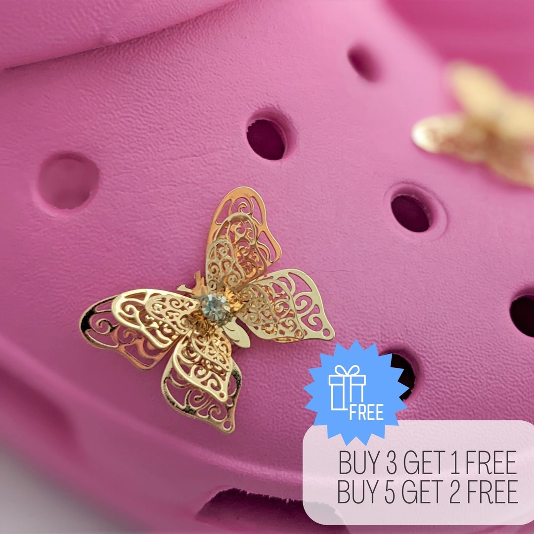 6pcs Shoe Charms Chains, Cute Shoe Decorations DIY Shoe Chain For Croc Summer Beach Heel Strap For Sandals Accessories Birthday Gifts